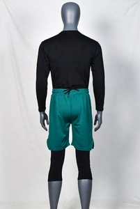 Premium Quality Double Layer Awrah Shorts for Muslim Men <b>Islamic</b> Swimwear Knee Length High Waist Activewear Sublimation Short - Product Image 4