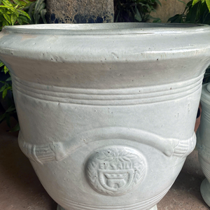 Maceta de Cerámica Duradera de Estilo Americano Ecológica para Jardín y Hogar, Acabado Esmaltado, Hecha a Mano por Artesanos, Personalizable, Venta al por Mayor - Product Image 4