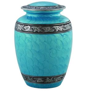 Aluminium Cremation Urns Grey or Black <b>Stone</b> Finished With Engraving Band <b>Hot</b> Selling for Human Ashes - Product Image 5