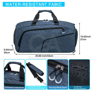 Nouveaux sacs de sport de grande capacité avec logo personnalisé sac de sport de voyage léger et personnalisé - Product Image 5