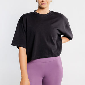 Sudaderas cortas personalizadas para mujer, Jersey transpirable de secado rápido, sudaderas de gran tamaño recortadas para mujer - Product Image 3