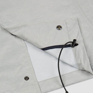 เสื้อโค้ชแจ็กเก็ตสำหรับผู้ชายซักง่ายเสื้อโค้ชแจ็กเก็ตออกแบบใหม่ป้องกันการยับย่นใส่สบายระบายอากาศได้ดีทนทาน - Product Image 5