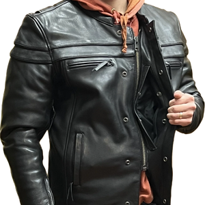 Chaqueta Alta 100% Cuero Genuino - Product Image 5