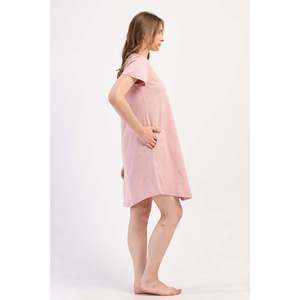 Tunique KADIN P.SUPREM XXL à col rond, manches courtes, poches ovales - Rose - Rose - Product Image 3