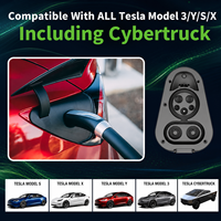 Adaptateur de chargeur EV DC 250A CCS1 vers NACS à corps court, IP54, pour projets de flottes de pick-up électriques (vente en gros)