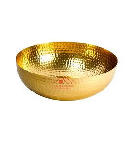 Cuvette décorative à la maison pêchée par antiquité de cuivre en métal dans la conception martelée pour le décor de table - Product Image 5