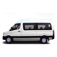 Bus électrique pour passagers Aéroport VIP 5 à 15 places Mini BUS Véhicule de logistique commerciale Fabriqué en Chine Huang Hai Light Duty Van