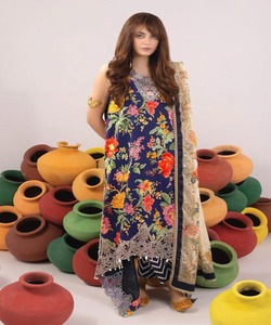 Wholesale Manufacturer <b>Plus</b> <b>Size</b> Modest <b>Dress</b> Islamic Clothing Dubai Abaya Elegant <b>Linen</b> Winter Abaya Muslim Women 3 Piece - Product Image 2