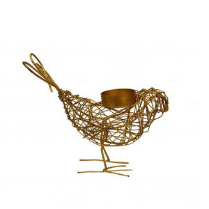 Bougeoir de noël en métal plaqué argent, 2 pièces - Product Image 4