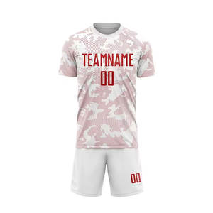 La mejor calidad 100% poliéster diseño personalizado ropa de fútbol ropa deportiva transpirable con sublimación uniforme de camiseta de fútbol - Product Image 2