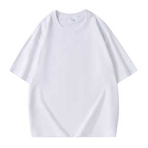 Camiseta de Gran Tamaño de Color Sólido, Directo de Fábrica, Personalizable, de Manga Corta, Estilo Formal, Tejida, Último Modelo para Hombre - Product Image 3