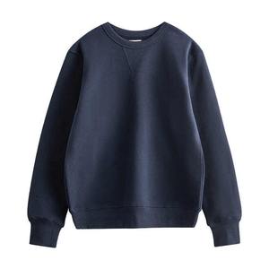 Best For Custom Crew Neck <b>Fleece</b> <b>Sweatshirts</b> for Women Men Solid Embroidered Winter Anti-Pilling Washed Technique - Product Image 2
