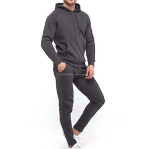Nouvelle conception de vêtements de sport unisexe, ensemble de survêtement avec sweat-shirt à capuche réglable et pantalon de jogging, ensemble de survêtement à capuche en deux pièces - Product Image 3