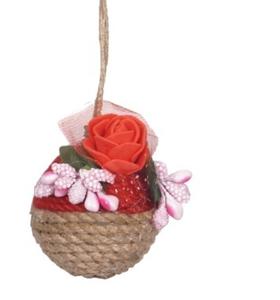 Adornos Navideños Colgantes Artesanales Personalizables de Tela/Algodón/Terciopelo/Yute, Suministros de Arte y Manualidades, Decoración al por Mayor de Fábrica - Product Image 1