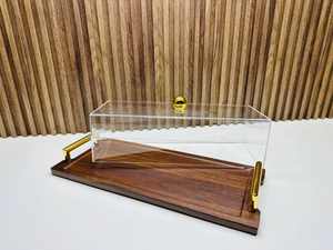 Tarro de laca acrílica de estilo árabe con cubierta de nácar Premium Ramadán Mubarak Almacenamiento de alimentos Regalo Conservación de frescura - Product Image 6