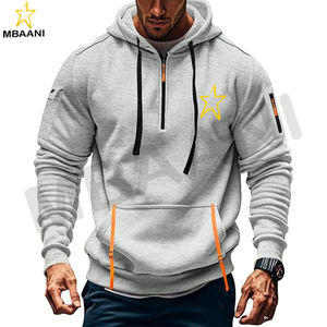 Sweat-shirts tactiques pour hommes, pull à fermeture éclair, sweat-shirt décontracté pour l'entraînement, sweat-shirts pour hommes avec poches - Product Image 1