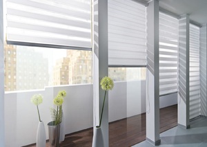 Persianas Plisadas UZEL PLICELL, Cortinas Plisadas para Ventanas Francesas, Modernas, 100% Poliéster, Opacas, Protección Solar - Product Image 6
