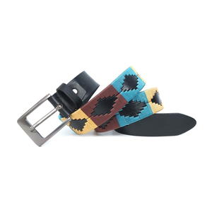 Cinturón Polo Estilo Gaucho Occidental Vintage Unisex Hecho a Mano De Cuero Genuino De Piel De Vaca Con Patrón Sólido Y Aleación Para Hebilla - Product Image 6