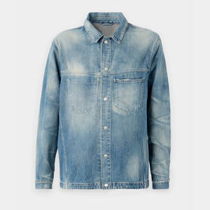 Chaqueta vaquera para hombre con diseño impreso personalizado de alta calidad/chaqueta vaquera para hombre con diseño informal - Product Image 6