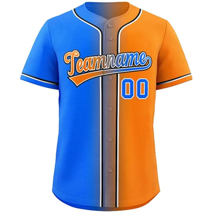 Conjuntos de uniformes de béisbol personalizados para hombres alta calidad secado rápido 100% poliéster con impresión de sublimación personalizada para adultos - Product Image 1