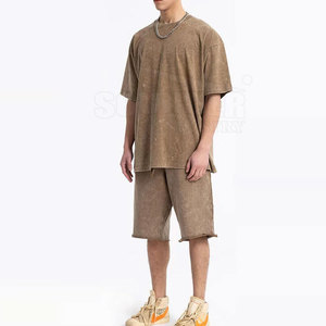 Factory Priced New Stock Men's Breathable Sports Wear Custom Logo Printed <b>Twin</b> <b>Set</b> for Winter Solid Pattern 100% Cotton - Product Image 5