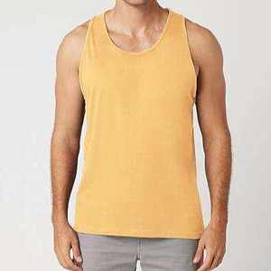 Débardeurs de gymnastique rouge durable en élasthanne/coton pour hommes, respirants, doux et confortables, tricotés, musculation, tenue décontractée, flux d'air - Product Image 5