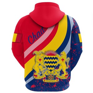 เสื้อฮู้ดแขนยาวของผู้ชายเสื้อสเวตเชิ้ตแบบสวมหัวแนวสปอร์ตแบบกำหนดเองโลโก้ธงชาติอเมริกันสีทึบ - Product Image 4