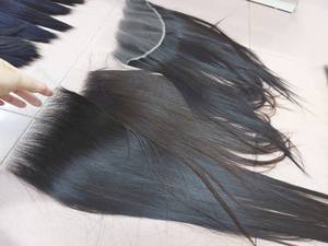 Extension de tissage de cheveux vierges vietnamiens de haute qualité fermeture frontale HD pour enfants bruts et faisceaux de cheveux raides en os - Product Image 6