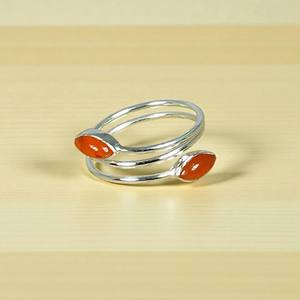 Offre Spéciale Marquise Cornaline Gemstone Bague Réglable-925 Argent Bagues De Mode Bijoux Pour Femmes - Product Image 1