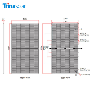 Panneaux solaires Trina Vertex N TSM-NEG21C.20 720W, double vitrage bifacial, <span class=keywords><strong>panneau</strong></span> hybride <span class=keywords><strong>thermique</strong></span> privé, conception demi-cellule N-Type HJT - Product Image 5