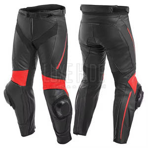 Pantalon en cuir de moto de haute qualité pantalon en cuir de moto pour hommes de vente en gros meilleur prix - Product Image 1