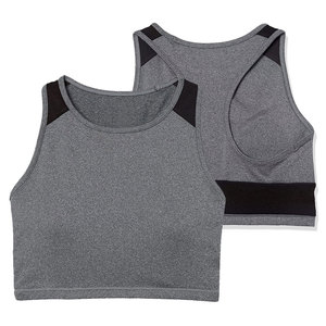 Ropa Deportiva de Secado Rápido para Mujer de Alta Calidad, Top Deportivo Transpirable, Venta al por Mayor, Ropa de Fitness Lisa sin Estampado, Servicio OEM - Product Image 6