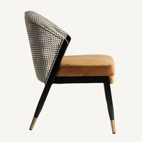 Chaise de salle à manger moderne capitonnée en bois de manguier durable et écologique pour la maison, le bureau, l'appartement, l'hôtel, le restaurant, le café, le salon, l'entrepôt, le bar à domicile