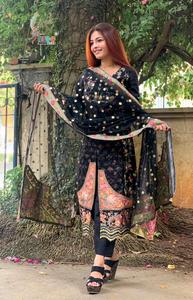 Top Qualité Attrayant Vêtements Ethniques Pur Coton Salwar Kameez Avec Dupatta Avec Broderie Travail Achats En Ligne Inde - Product Image 6