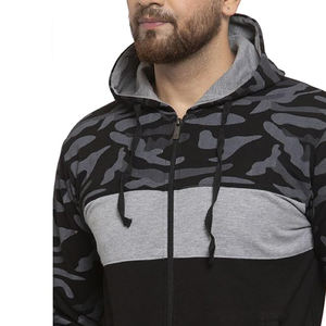 Prix bas, design camouflage, respirant, nouveau design, survêtement pour homme, fermeture éclair intégrale, ensemble sweat-shirt deux pièces pour homme - Product Image 2