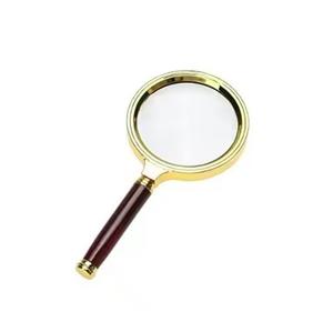 Loupe décorative moderne au fini or brillant pour bureau ou salle d'étude Article en métal à prix raisonnable - Product Image 2