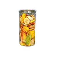 Knapperige Gemengde Gefrituurde Groenten En Fruit Perfecte Theesnacks Gemengd Gebakken Fruit En Groenten Met Tropische Fruitmix