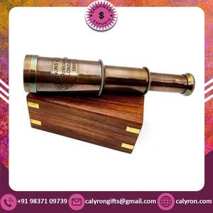 Best <b>Price</b> Sale for Antique Handheld Brass <b>Telescope</b> Vintage Nautical Spyglass Maritime Collectors' Gift - Product Image 2