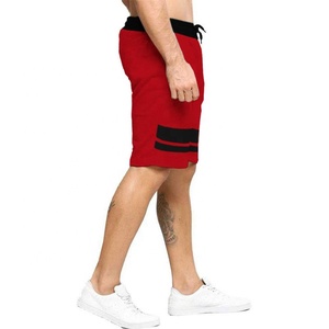 Short de survêtement pour hommes, taille élastique, cordon de serrage, Fitness, Jogging, Short de longueur 3/4, Short d'été décontracté avec poches latérales - Product Image 3