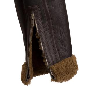 มาใหม่ผู้ชายที่มีคุณภาพสูงหนังเสื้อขนสัตว์รถจักรยานยนต์เสื้อหนังของแท้หนังบุรุษTop Gunหนังเสื้อแจ็คเก็ต - Product Image 6