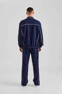 Survêtements en molleton de haute qualité pour hommes sport athlétique fermeture éclair à capuche pantalon de Jogging surdimensionné deux pièces vêtements de sport survêtement hommes - Product Image 6