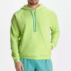 Personalizado de alta calidad manga raglán gimnasio ropa deportiva transpirable pulóver sudaderas con capucha para hombres - Product Image 1