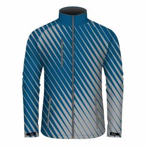 Veste coupe-vent softshell pour homme, style streetwear, imperméable, fermeture éclair, polyester, logo brodé sur le devant, tissu en toile - Product Image 2