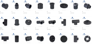 <span class=keywords><strong>Raccordi</strong></span> per <span class=keywords><strong>Tubi</strong></span> <span class=keywords><strong>PVC</strong></span> DWV di Alta Qualità ASTM D 2665, ASTM SCH40/80 per Uso in Impianti Idrici - Product Image 4