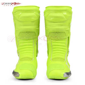Zapatos de moto para hombre con absorción de impactos y Elegante ropa de calle, zapatos de motociclista protectores para hombre - Product Image 4