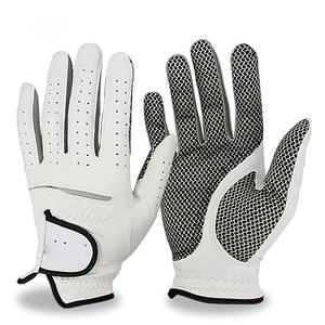 Gants de golf en cuir véritable Gants de golf en peau de mouton pur pour hommes, main gauche et droite, respirants et souples Accessoires de golf - Product Image 1