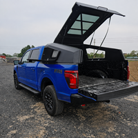 Caja de Aluminio para Camioneta Nissan Frontier con Cama de 5 pies, Puertas Laterales y Ventanas Corredizas