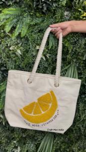 Bolso de cuentas de playa personalizado, bolsos hechos a mano, embragues de resina con cuentas de perlas, bolsos de tela de lona para mujer, bolsos de mano - Product Image 6