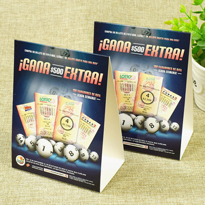 Tùy Chỉnh In Đảng Bảng Lều Tự Chọn Thẻ Giấy Thương Mại Khuyến Mãi Quảng Cáo Nơi Thẻ Trang Trí Máy Tính Để Bàn Bảng Dấu Hiệu - Product Image 2