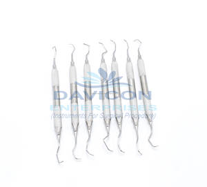 Juego de Curetas Dentales Gracey Profesionales de Acero Inoxidable Davicon, Manuales, de Alta Calidad (Juego de 7), Certificación CE Clase I - Product Image 2